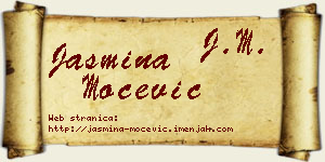 Jasmina Močević vizit kartica